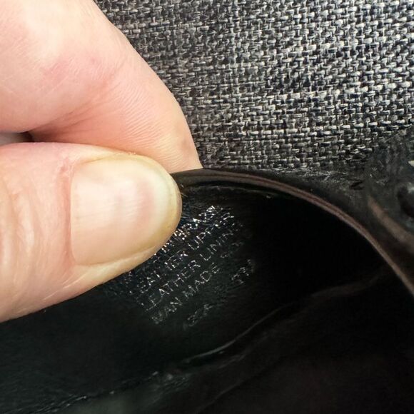 Tory Burch Reva Ballet Flat Patent Leather Black Size 7 - Picture 8 of 12
